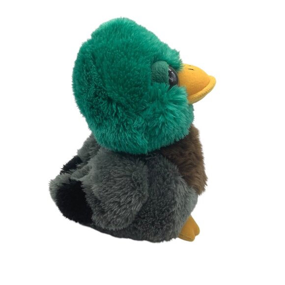 Aurora Dreamy Eyes Quackers Mallard Duck Stuffed Animal Toy 10" Realistic - Picture 2 of 6